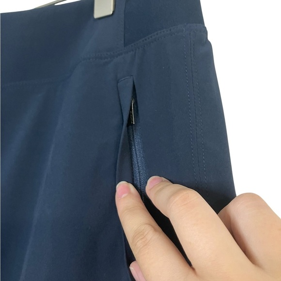 Athleta Brooklyn Heights High Rise Jogger Pants Travel Work Comfort Blue 16 - Picture 8 of 11